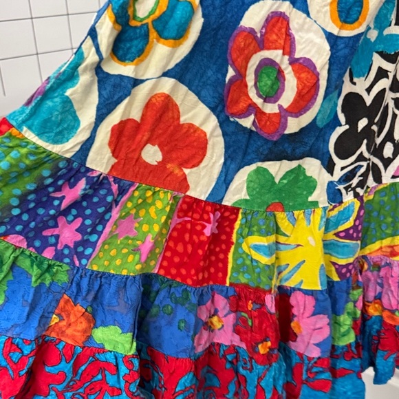 Jams World Vintage Multicolor Floral Mini Skirt - Picture 3 of 9